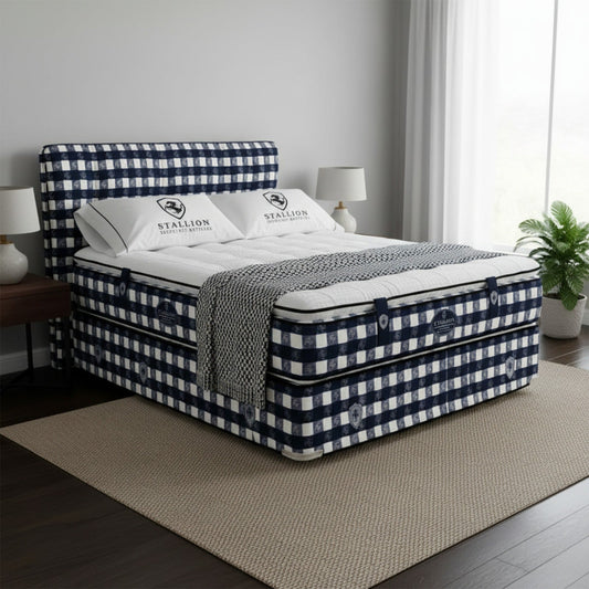 Power, Precision, and Prestige: The Black Horse Cushion Firm Mattress by Stallion Luxurious Mattress